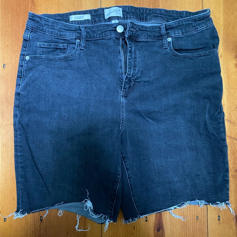 Universal Thread High Rise Bermuda Jean Shorts
